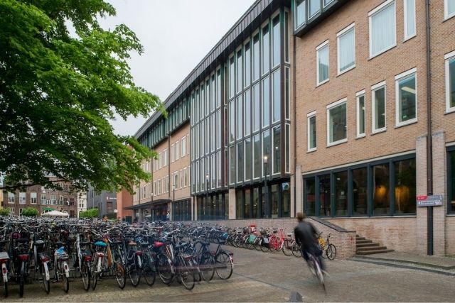AG architecten renovatie universiteitsbibliotheek Groningen voorzijde