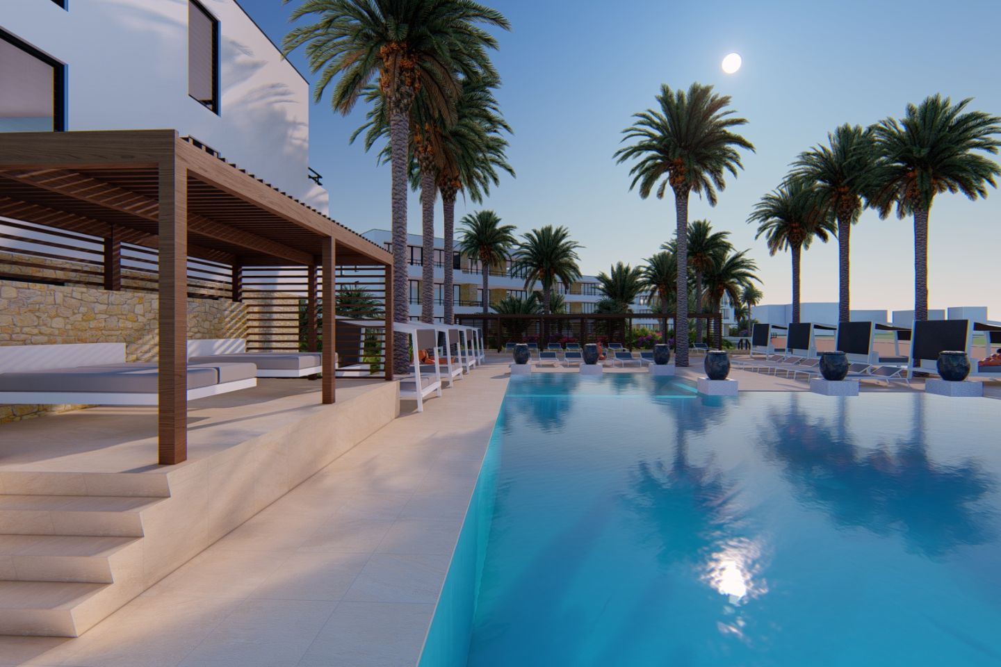 Plaza Beach Resort Bonaire appartementen AG architecten infinity pool