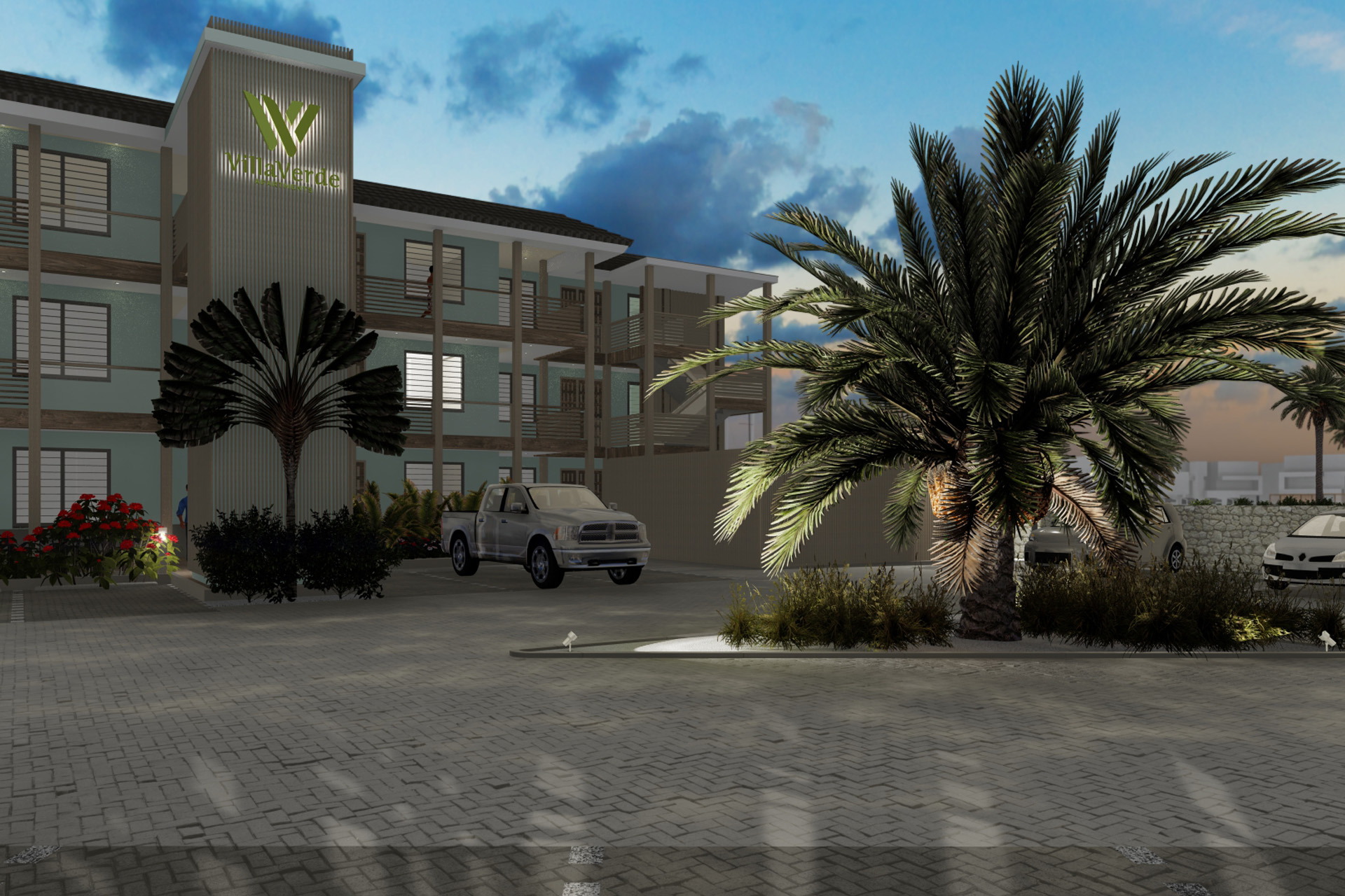 Bonaire Nieuwbouw Appartementen Villa Verde slaapkamer