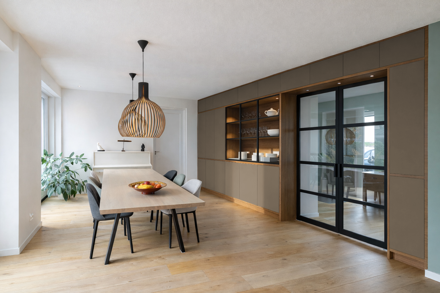 AG architecten moderne rietgedekte villa Heemskerk Voorkant-