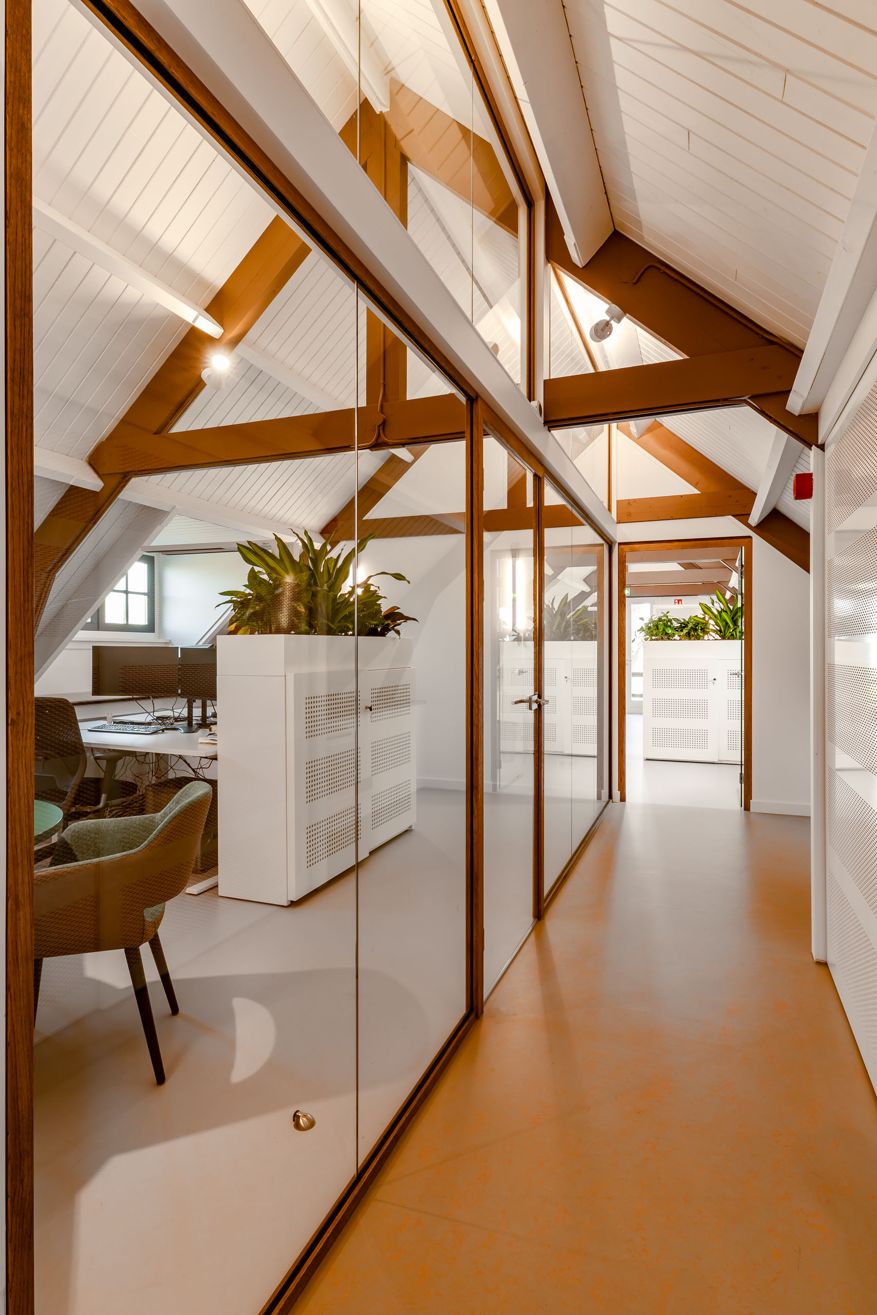 AG architecten moderne rietgedekte villa Heemskerk Voorkant-